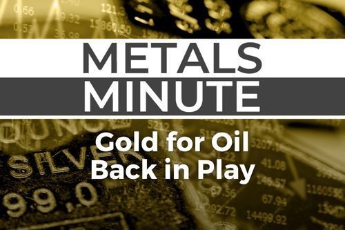 Metals Minute 166: Gold for Oil Back in Play