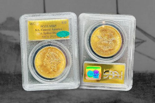 1857 Gold From the S.S. Central America Shipwreck