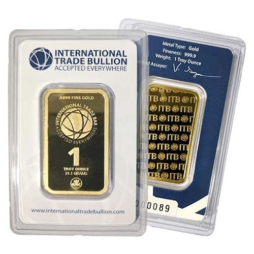 International Trade Bullion Gold Bar