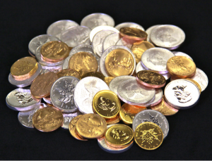 Coins in a pile - US Gold Bureau