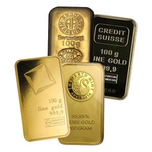 100 gram Gold Bar (Hallmark Varies) - No Assay