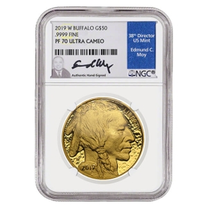 2019 Gold American Buffalo Proof 70 Coin