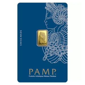 1 gram Gold PAMP Bar