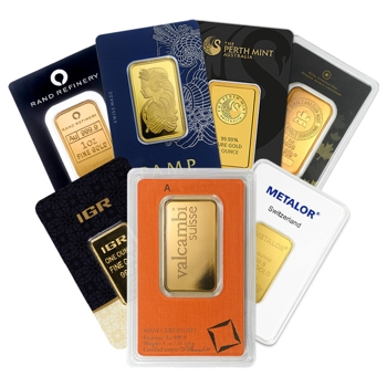 1 oz Gold Bar - Hallmark Varies