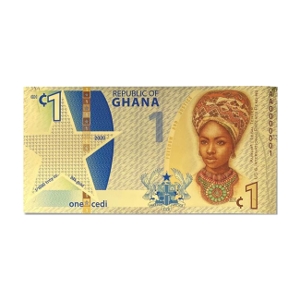 2020 Republic of Ghana 1/1000 oz Gold African Liberty Note