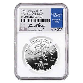2021 Platinum American Eagle PF70 Coin