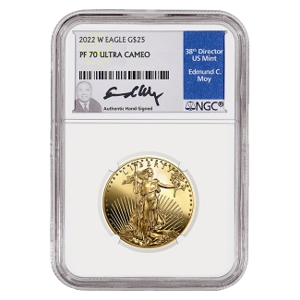 2022 $25 Gold American Eagle PF70 Coin