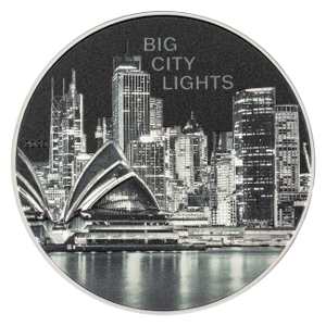 2023 1oz Silver Big City Lights Sydney High Relief Proof Coin