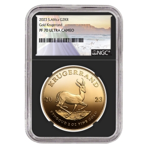 2023 2oz Gold Krugerrand Proof 70 Coin