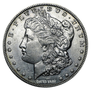 Common Date Morgan Silver Dollar Pre-1921 AU+