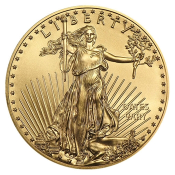1/10 oz $5 Gold American Eagle Coin (Date Varies)