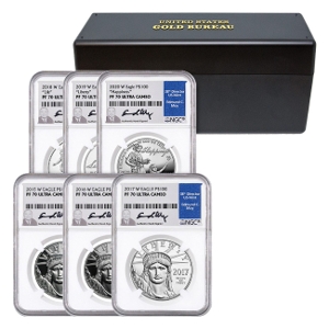 Platinum Eagle Freedom Series (2015-2020 PF70 coins)