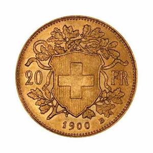 Swiss Franc Gold Coin