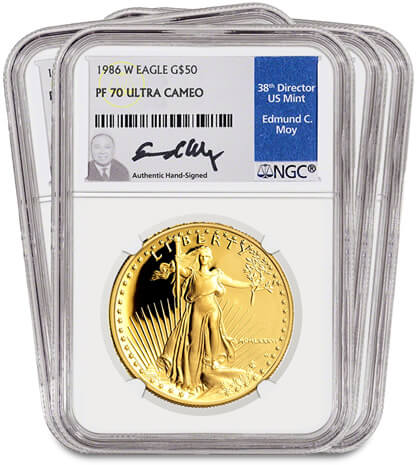 Gold American Eagle Proof 70