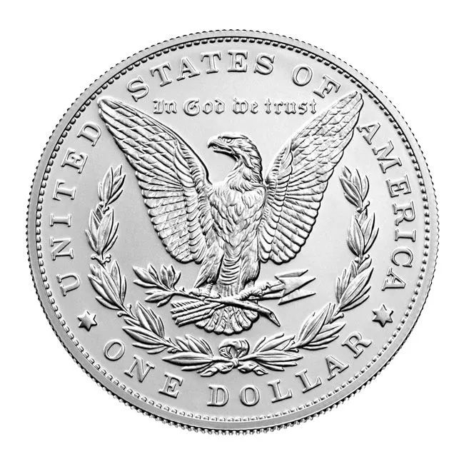 Morgan Silver Dollar Reverse Image